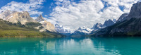 Maligne Lake panorama
